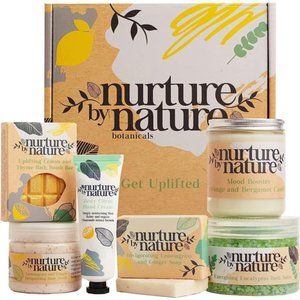 Relax & Uplift | Pamper Spa Gift Basket | Bath Salts, Orange, Soap, Bath Bombs